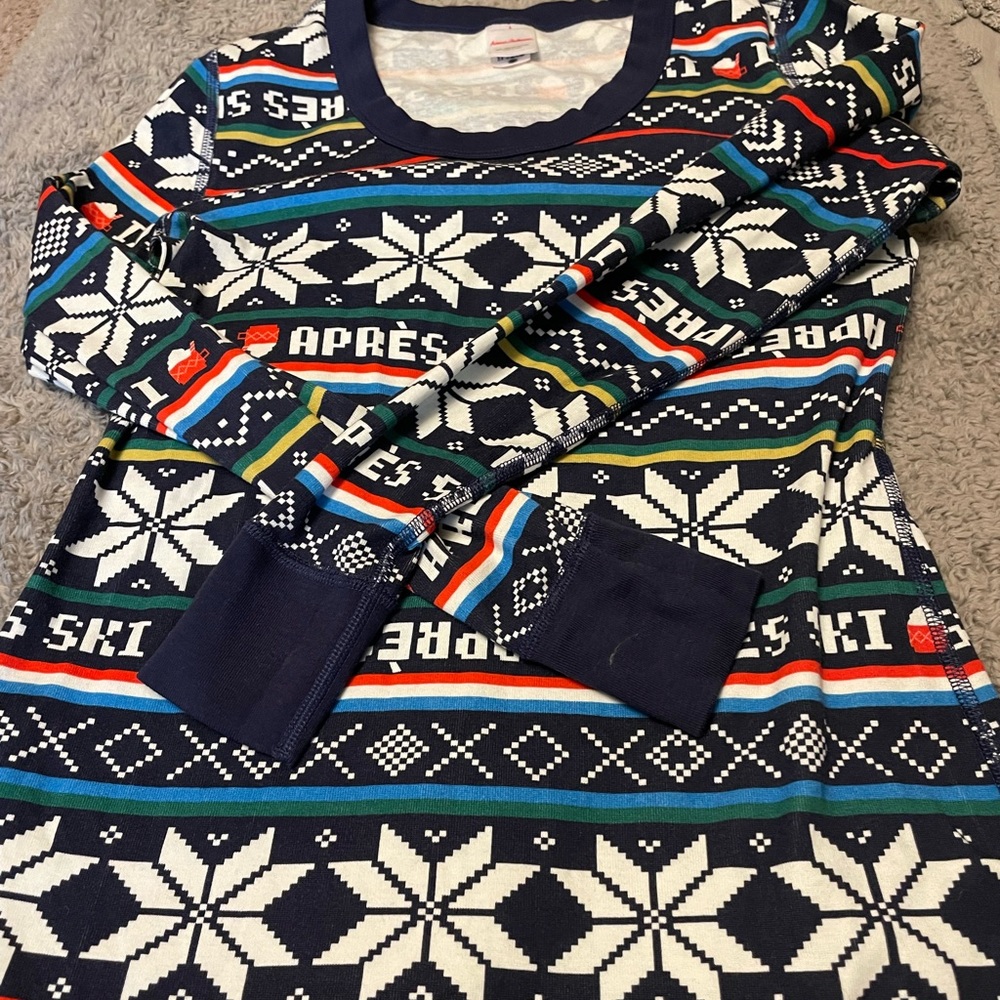 Hanna Anderson apres ski Pj TOP women’s small